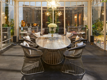 YUCCA - Oval garden table by Samuele Mazza Outdoor - view 2